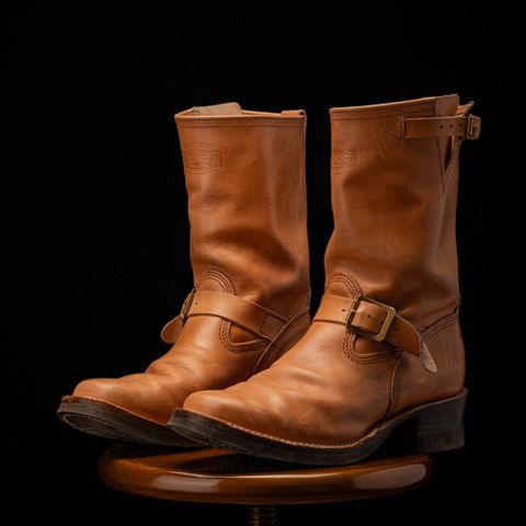 Wesco Boss Engineer Boot in Horween Natural Essex