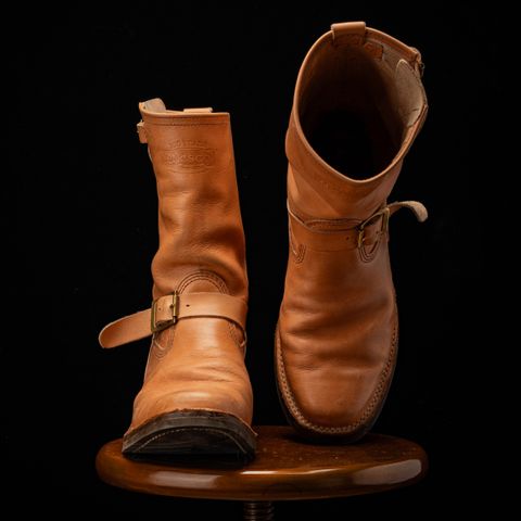 Wesco Boss Engineer Boot in Horween Natural Essex