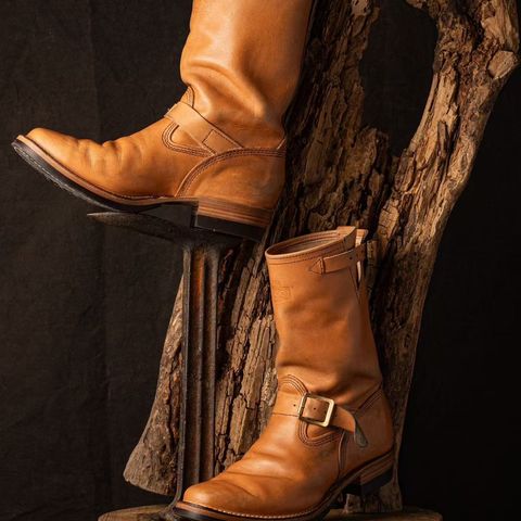 Wesco Boss Engineer Boot in Horween Natural Essex