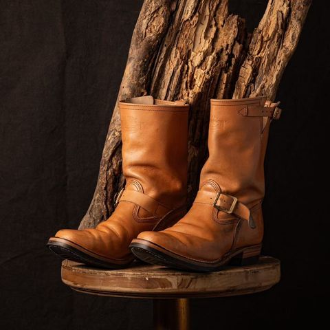 Wesco Boss Engineer Boot in Horween Natural Essex