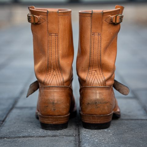 Wesco Boss Engineer Boot in Horween Natural Essex