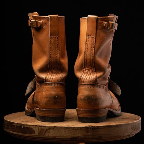 Wesco Boss Engineer Boot in Horween Natural Essex