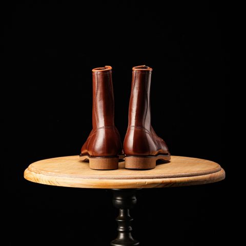 Clinch Gary Boots in Brown-Overdyed Horsebutt