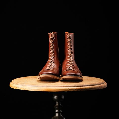 Clinch Gary Boots in Brown-Overdyed Horsebutt