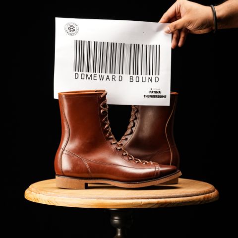 Clinch Gary Boots in Brown-Overdyed Horsebutt