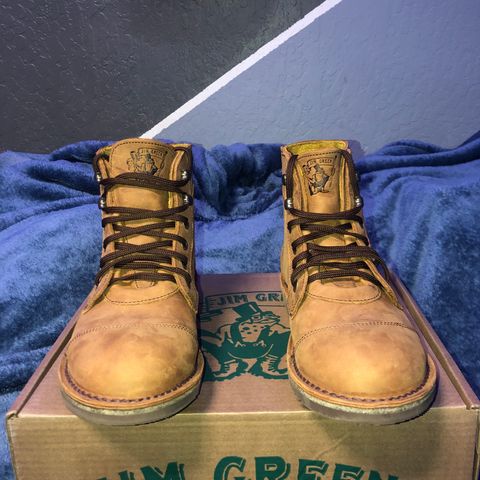 Jim Green Baobab Boot in Fudge Crazy Horse