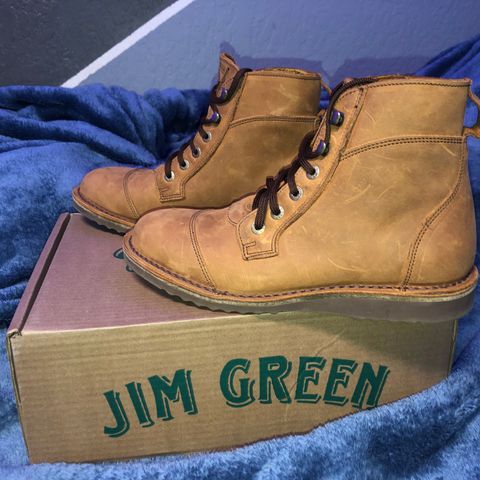 Jim Green Baobab Boot in Fudge Crazy Horse