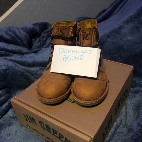 Jim Green Baobab Boot in Fudge Crazy Horse