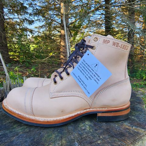 Search result thumbnail of White's MP-Sherman Toe Cap in Wickett & Craig Natural Veg Tan