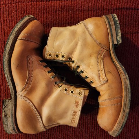 View photo of White's MP-Sherman Toe Cap in Wickett & Craig Natural Veg Tan