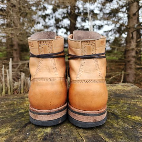 View photo of White's MP-Sherman Toe Cap in Wickett & Craig Natural Veg Tan