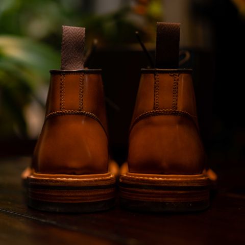 Tricker's Ethan Monkey Boot in Teck Shell Cordovan