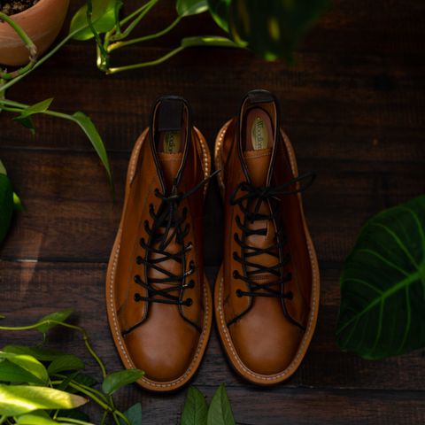 Tricker's Ethan Monkey Boot in Teck Shell Cordovan