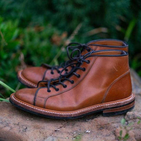Tricker's Ethan Monkey Boot in Teck Shell Cordovan
