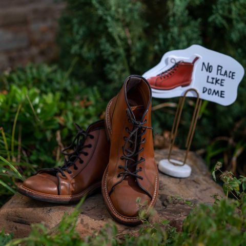 Tricker's Ethan Monkey Boot in Teck Shell Cordovan