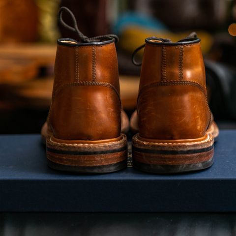 Tricker's Ethan Monkey Boot in Teck Shell Cordovan