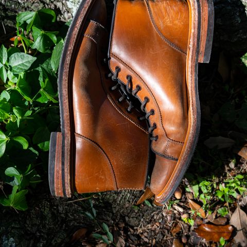 Tricker's Ethan Monkey Boot in Teck Shell Cordovan