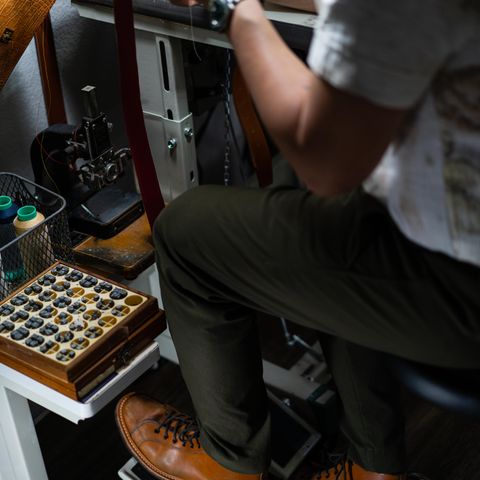 Tricker's Ethan Monkey Boot in Teck Shell Cordovan