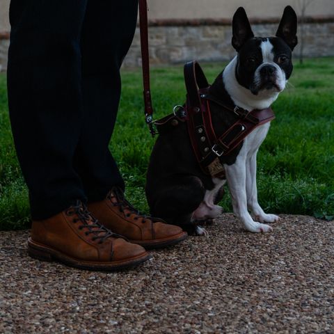 Tricker's Ethan Monkey Boot in Teck Shell Cordovan