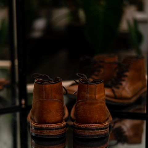 Tricker's Ethan Monkey Boot in Teck Shell Cordovan