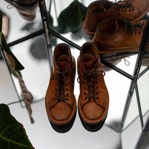 Tricker's Ethan Monkey Boot in Teck Shell Cordovan