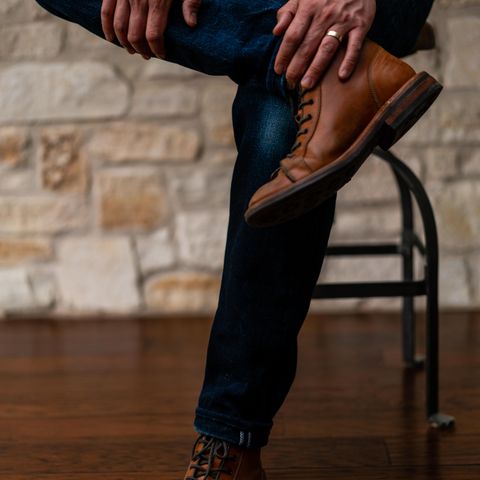 Tricker's Ethan Monkey Boot in Teck Shell Cordovan