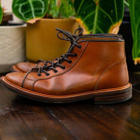 Tricker's Ethan Monkey Boot in Teck Shell Cordovan