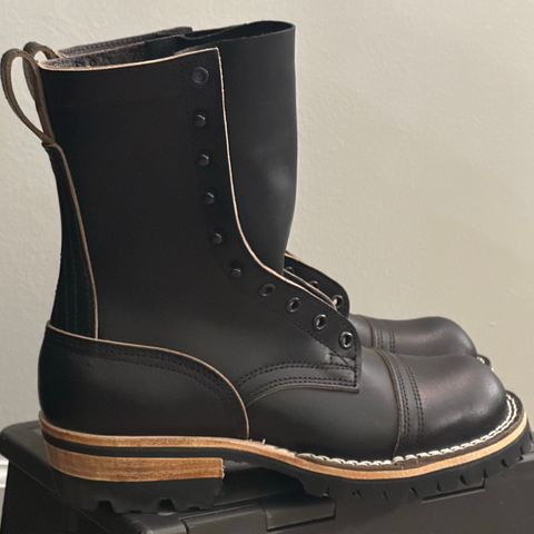 Nicks MTO in Horween Black Waxed Flesh