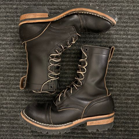 Nicks MTO in Horween Black Waxed Flesh