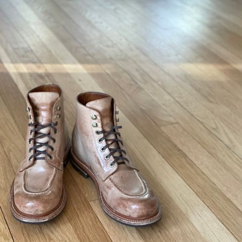 Grant Stone Brass Boot in Ghost Burro