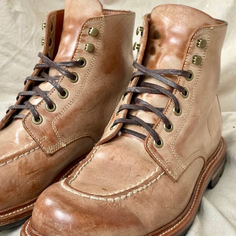 Grant Stone Brass Boot in Ghost Burro