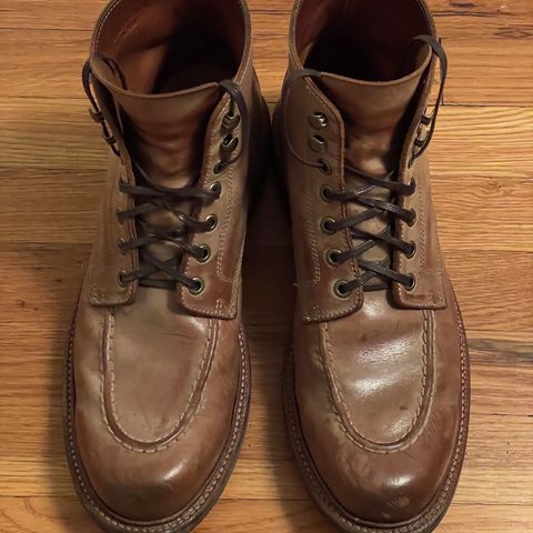 Grant Stone Brass Boot in Ghost Burro