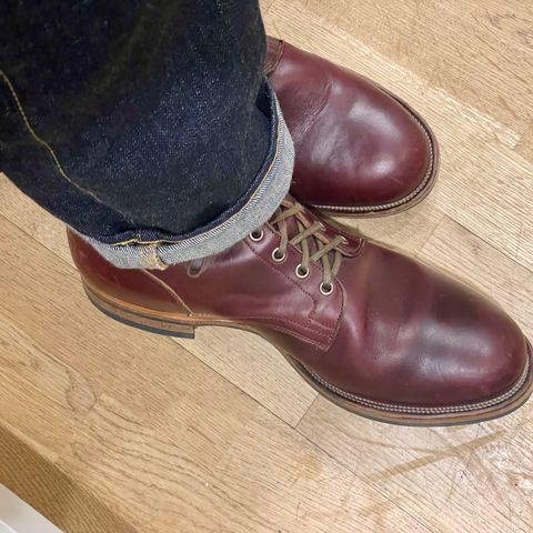 View photo of Viberg Service Boot in Horween Color 8 Chromexcel