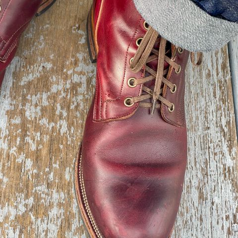 View photo of Viberg Service Boot in Horween Color 8 Chromexcel