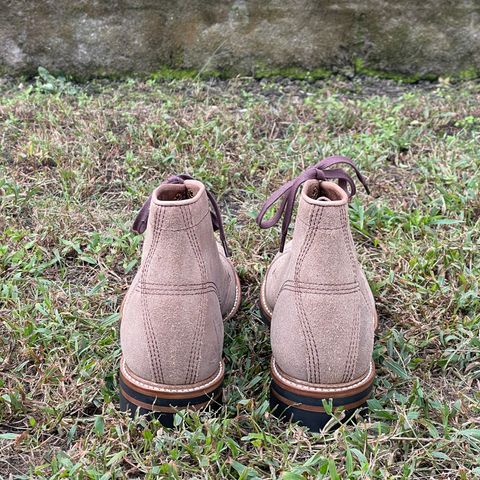 John Lofgren Combat Boots in Horween Natural Chromexcel Roughout