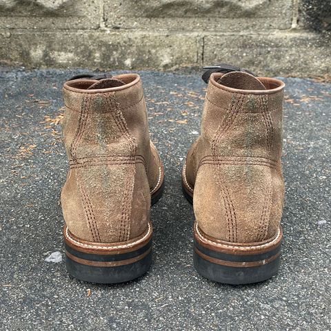 John Lofgren Combat Boots in Horween Natural Chromexcel Roughout