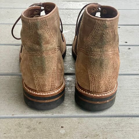 John Lofgren Combat Boots in Horween Natural Chromexcel Roughout