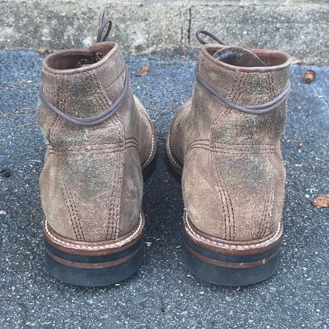John Lofgren Combat Boots in Horween Natural Chromexcel Roughout