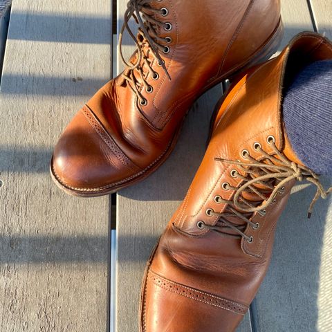 View photo of Viberg Service Boot BCT in Horween Coconut Dublin