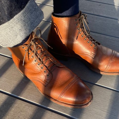 View photo of Viberg Service Boot BCT in Horween Coconut Dublin