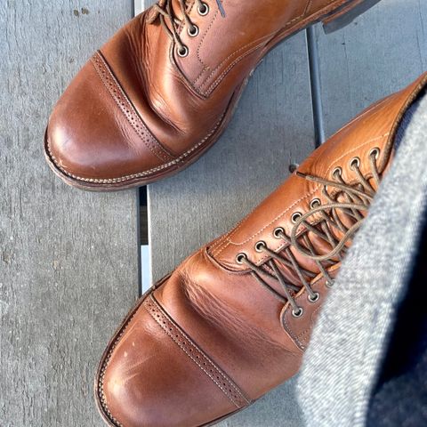 View photo of Viberg Service Boot BCT in Horween Coconut Dublin