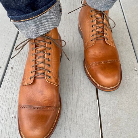 View photo of Viberg Service Boot BCT in Horween Coconut Dublin