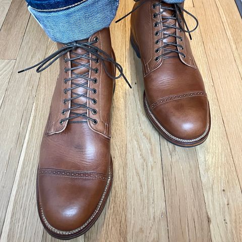 View photo of Viberg Service Boot BCT in Horween Coconut Dublin