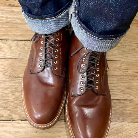 Search result thumbnail of Alden Plain Toe Boot in D’Annonay Walnut Calf