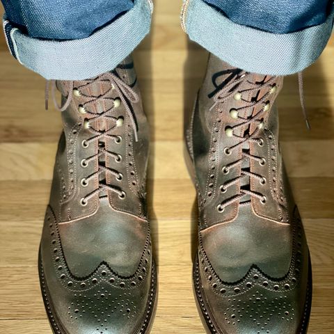 Crockett & Jones Islay in Dark Brown Roughout Suede