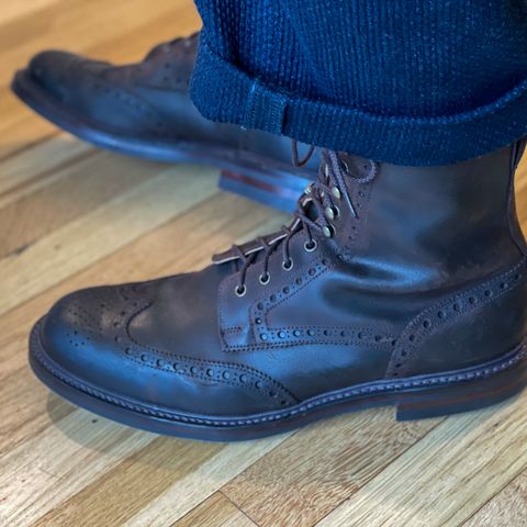 Crockett & Jones Islay in Dark Brown Roughout Suede