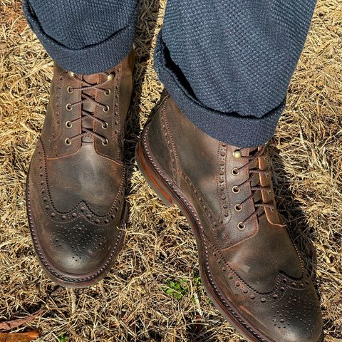 Crockett & Jones Islay in Dark Brown Roughout Suede
