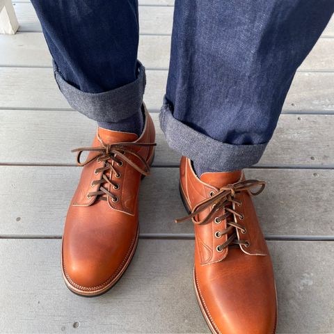 Viberg 145 Oxford in Horween Saddle Tan Chromepak