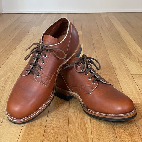 Search result thumbnail of Viberg 145 Oxford in Horween Saddle Tan Chromepak