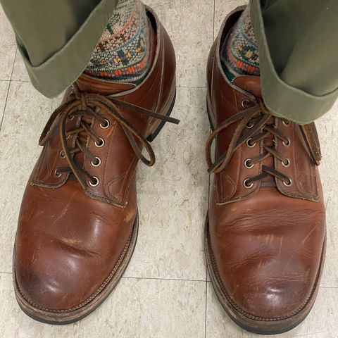 Viberg 145 Oxford in Horween Saddle Tan Chromepak